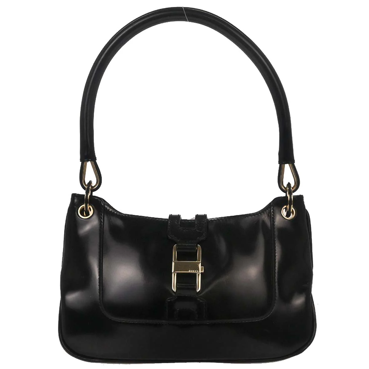 Gucci Black Patent Leather Handbag