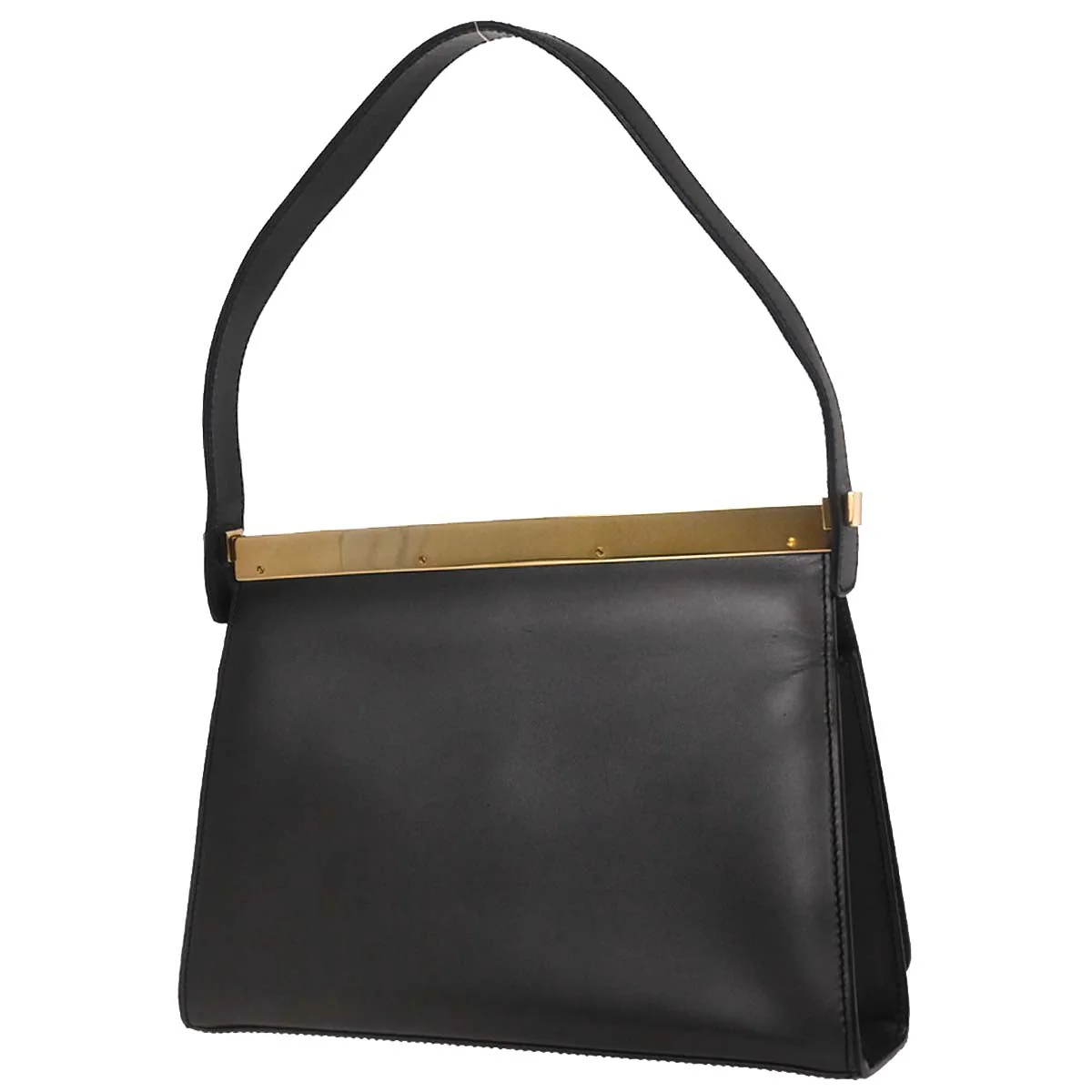 Gucci Black Leather Handbag - Image 2