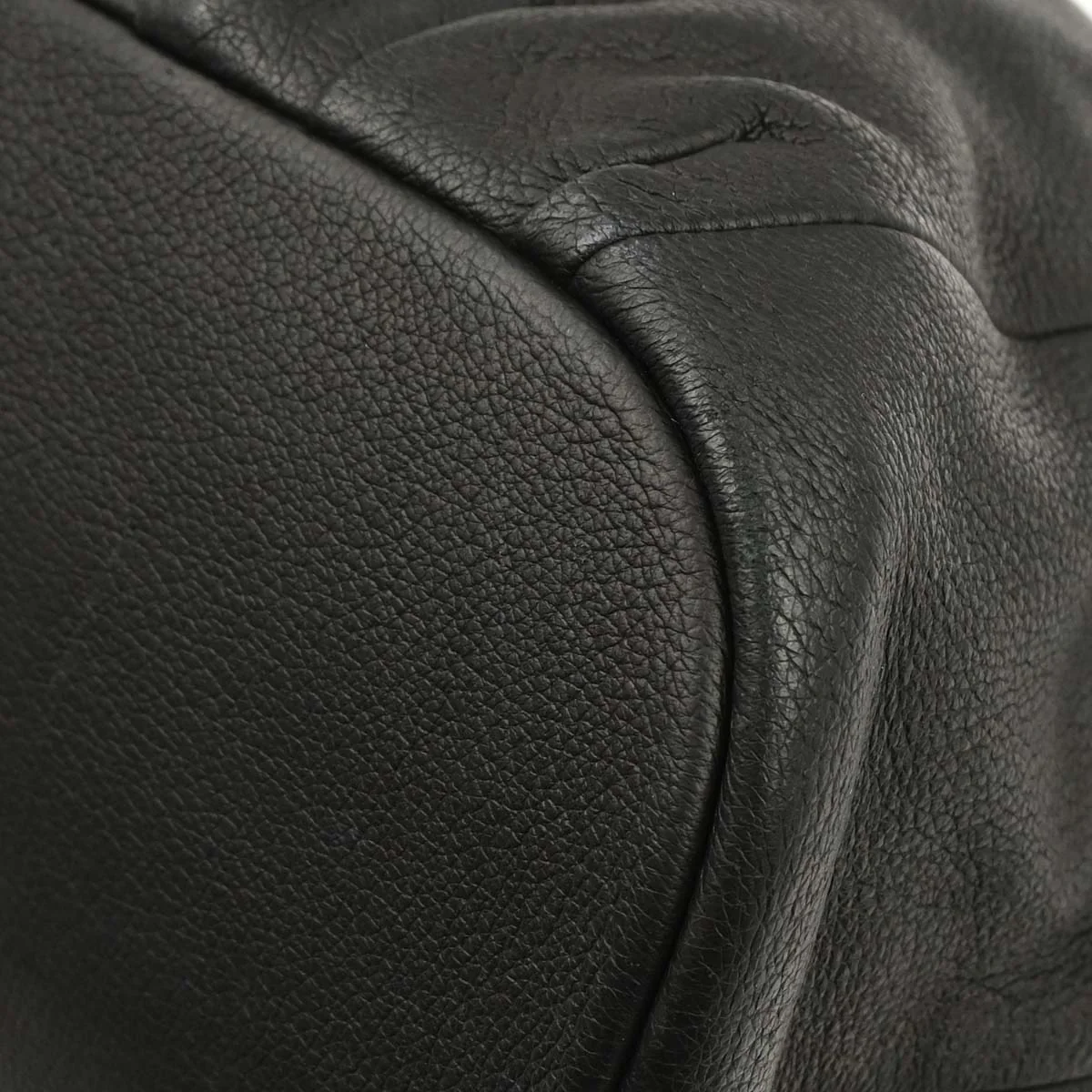 Celine * Black Leather Tote Handbag - Image 12