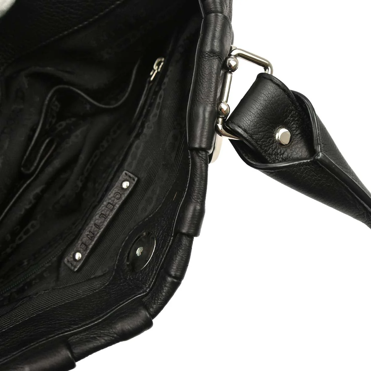 Celine * Black Leather Tote Handbag - Image 17