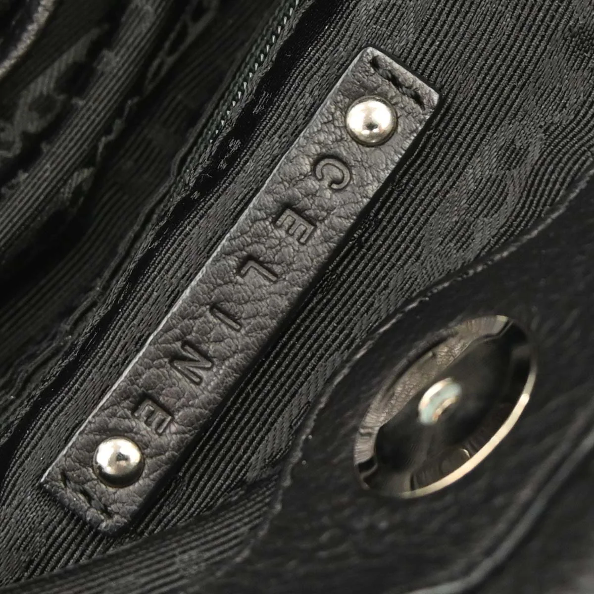 Celine * Black Leather Tote Handbag - Image 19