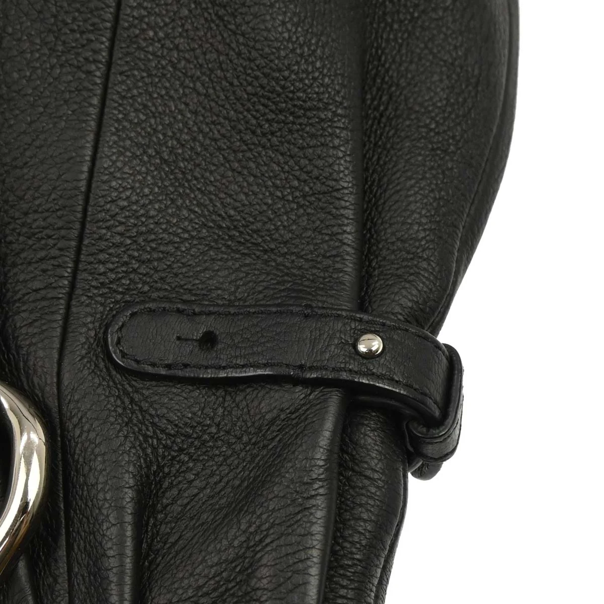 Celine * Black Leather Tote Handbag - Image 6