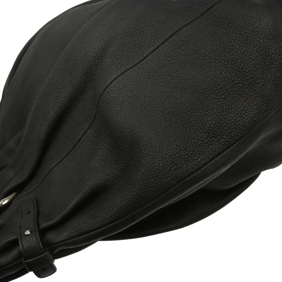 Celine * Black Leather Tote Handbag - Image 8