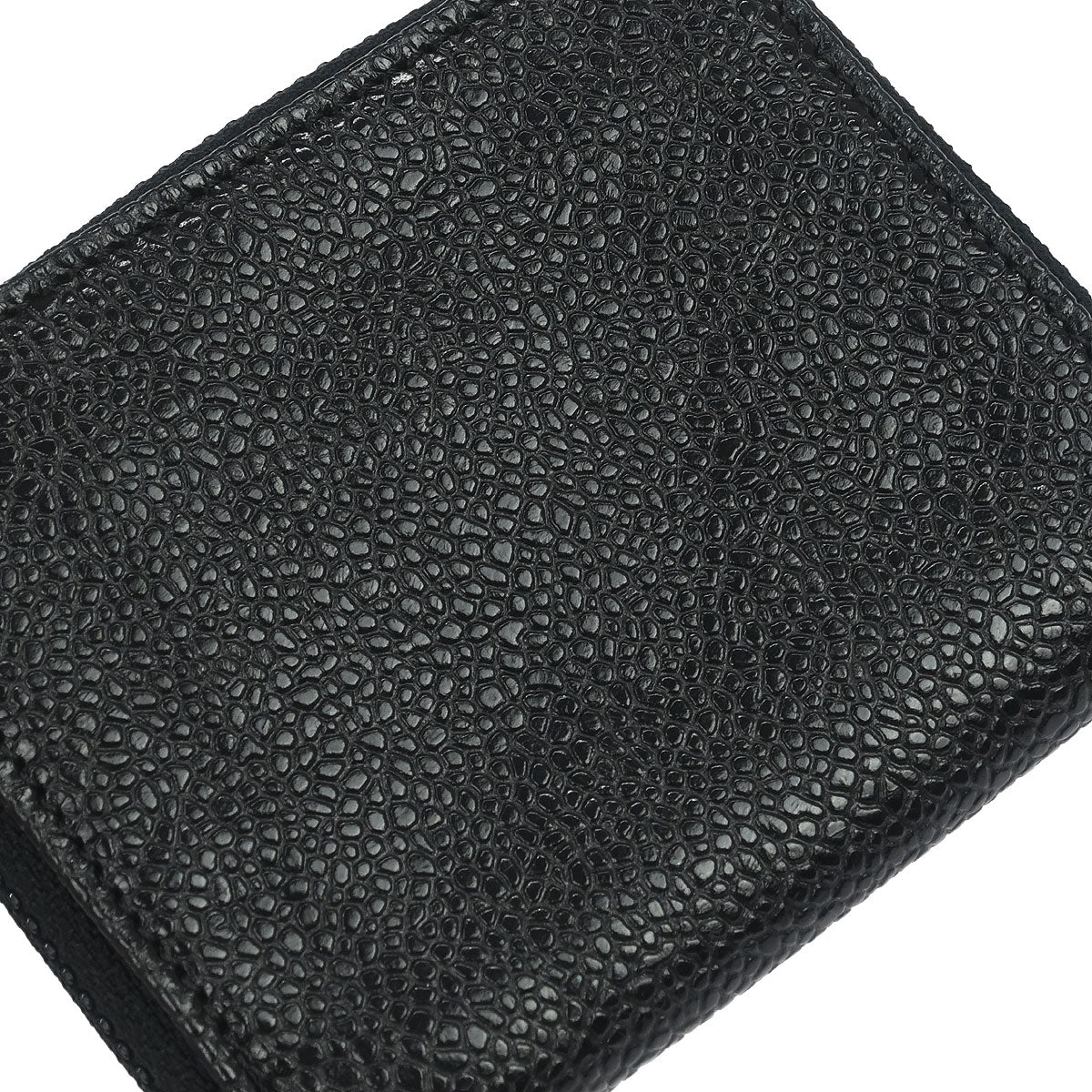 Chanel 1997-1999 Black Caviar Skin Coin Purse Wallet - Image 7