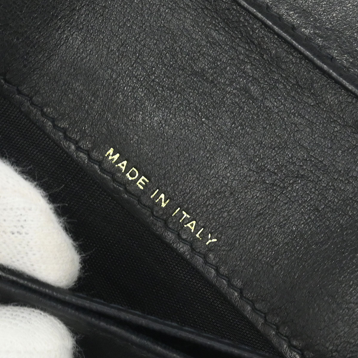 Chanel Black Caviar Skin Trifold Wallet - Image 14