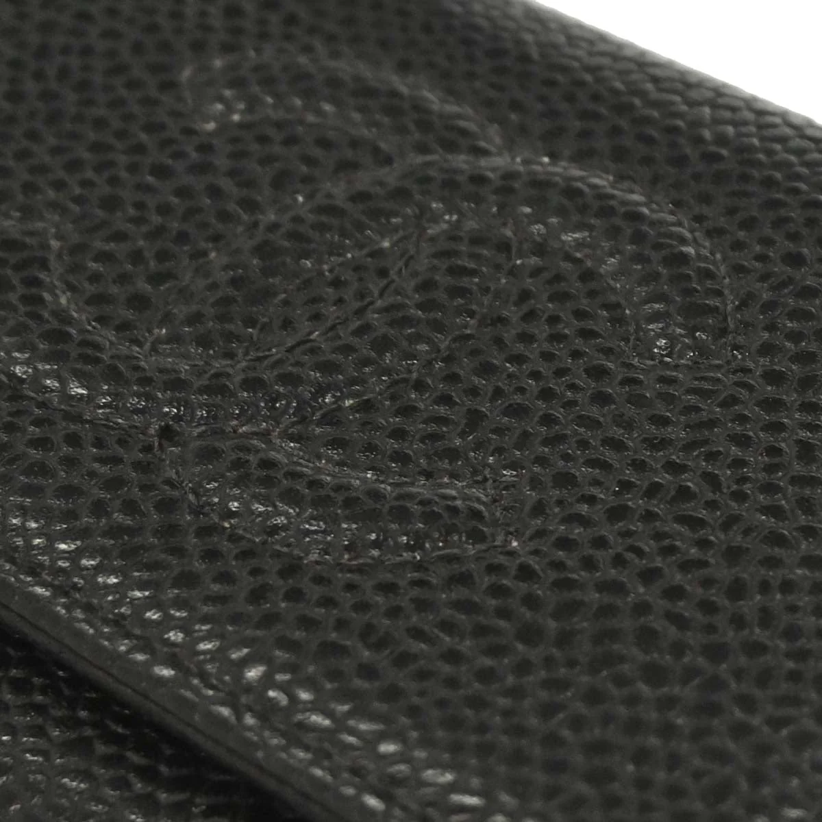 Chanel 2003-2004 Black Caviar Skin Six Hook Key Case Small Good - Image 6