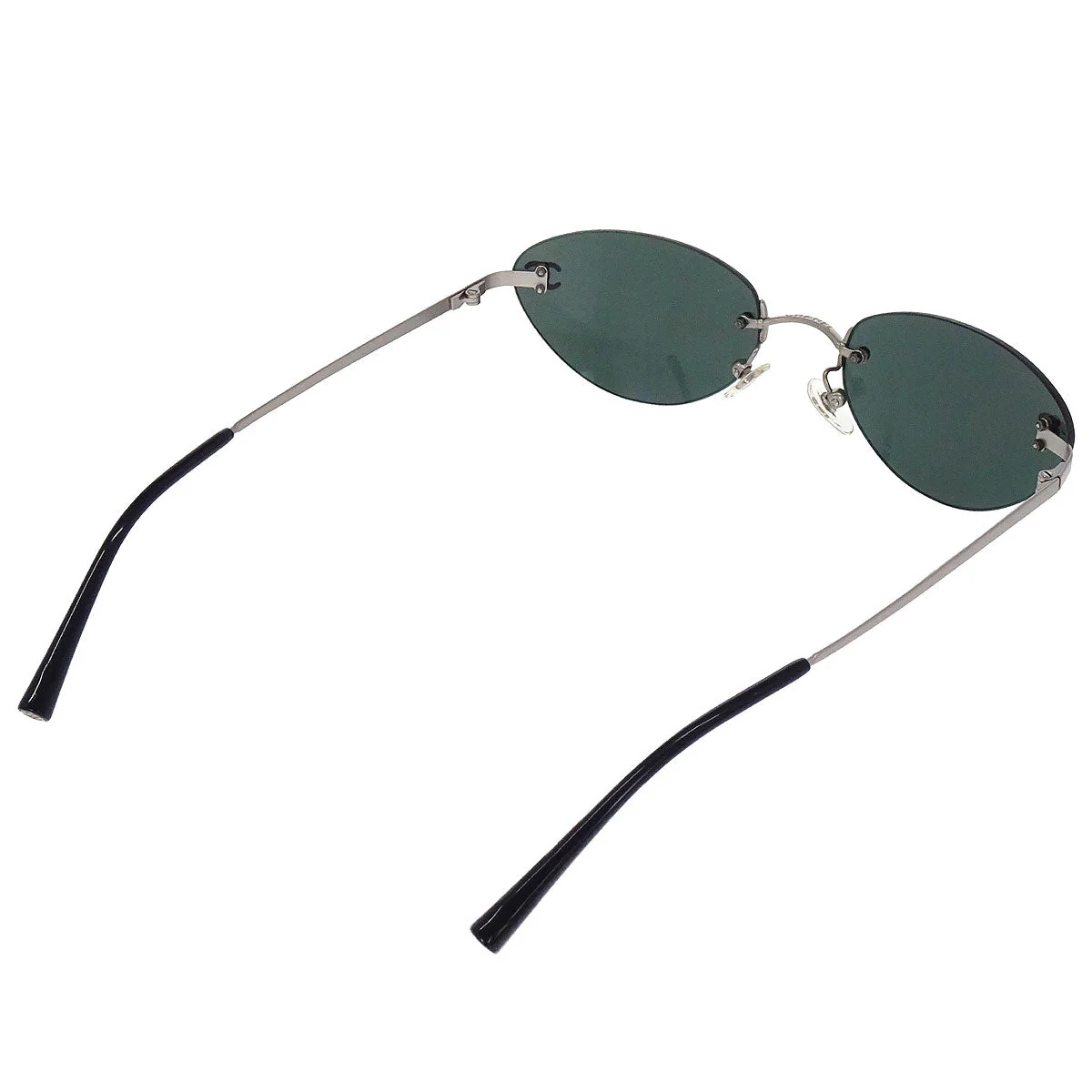 Chanel Sunglasses Eyewear Black Small Good - Image 2