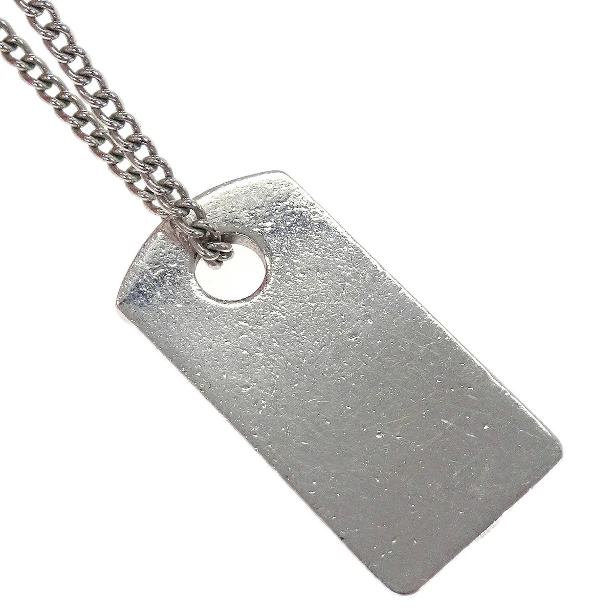 Christian Dior Necklace Pendant Silver Rhinestone - Image 4
