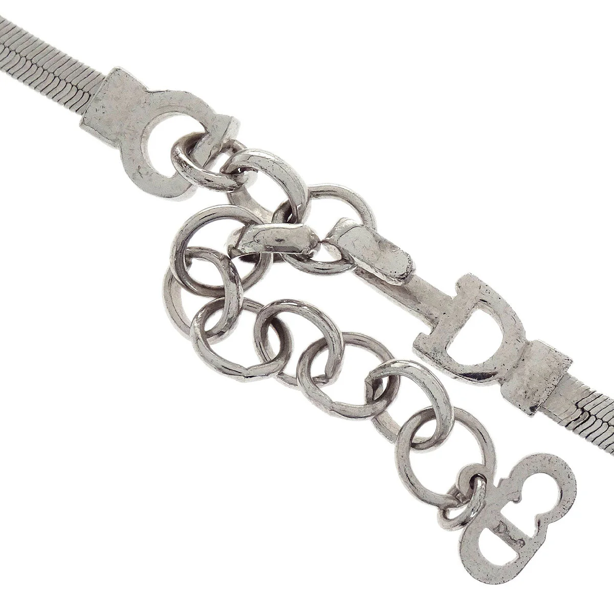 Christian Dior Necklace Pendant Silver - Image 4
