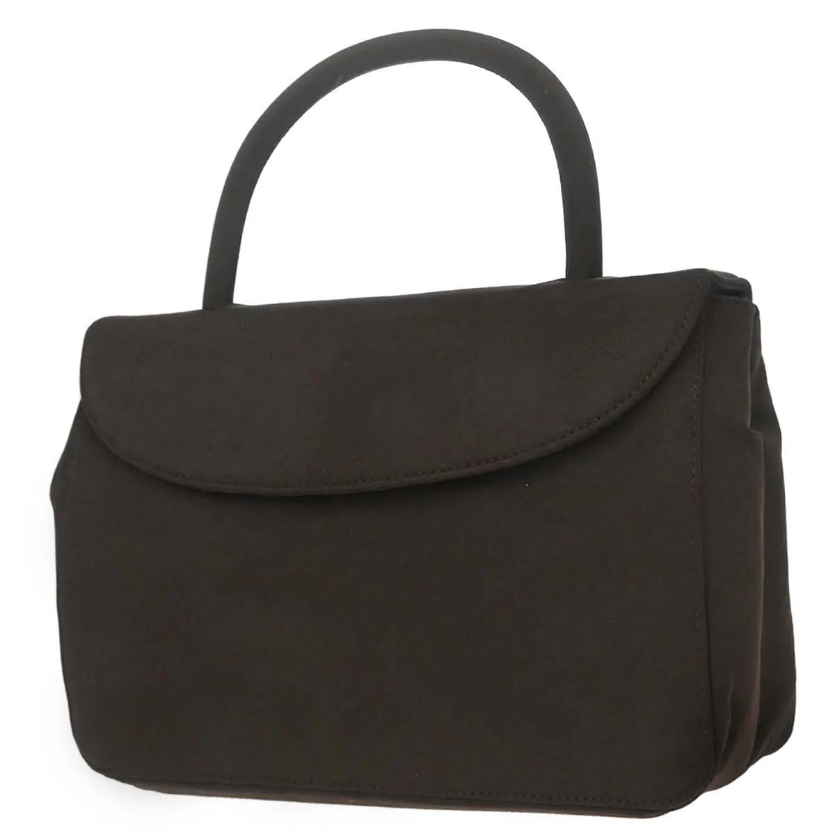 Prada Brown Nylon Top Handle Handbag - Image 2