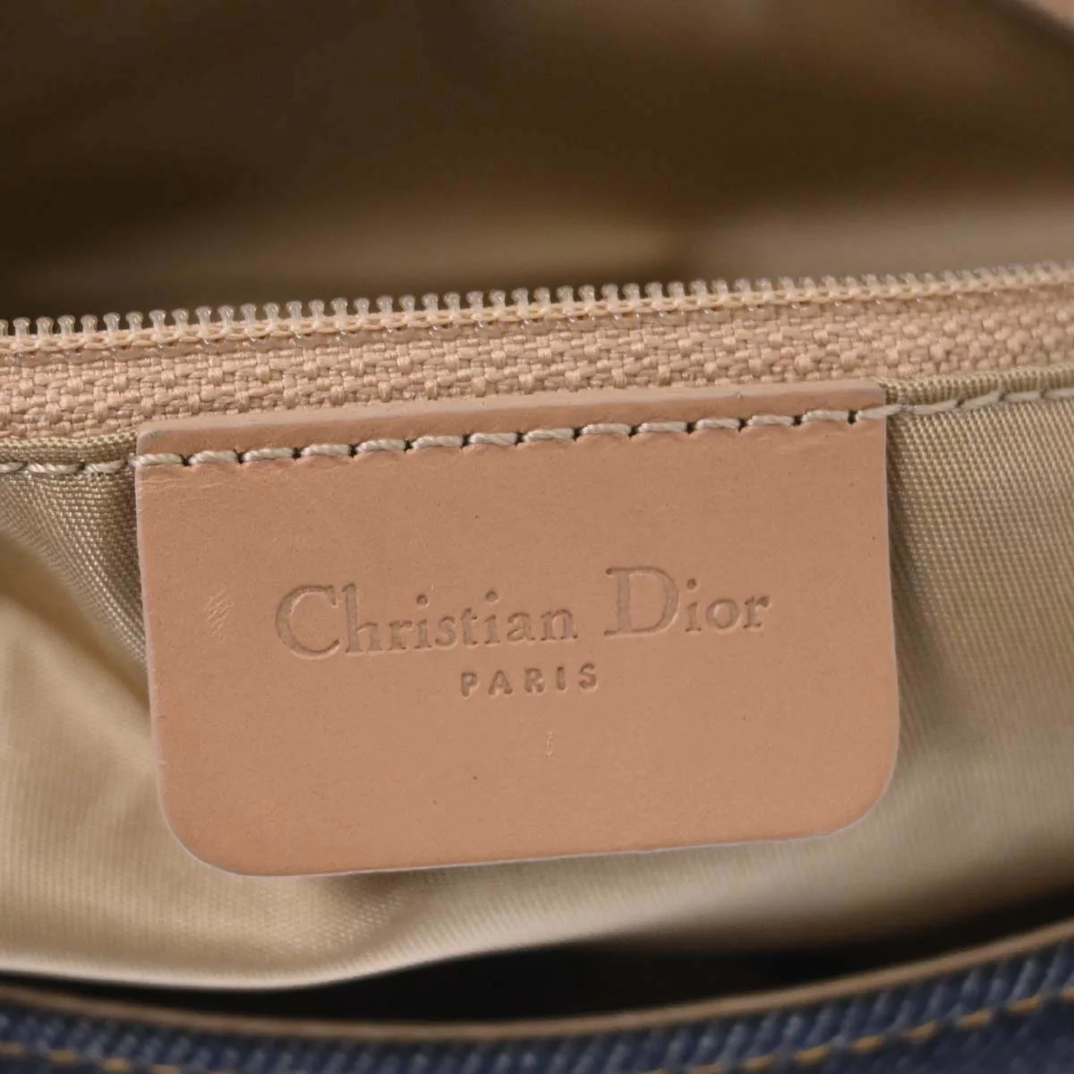Christian Dior Indigo Denim Malice Shoulder Bag - Image 13