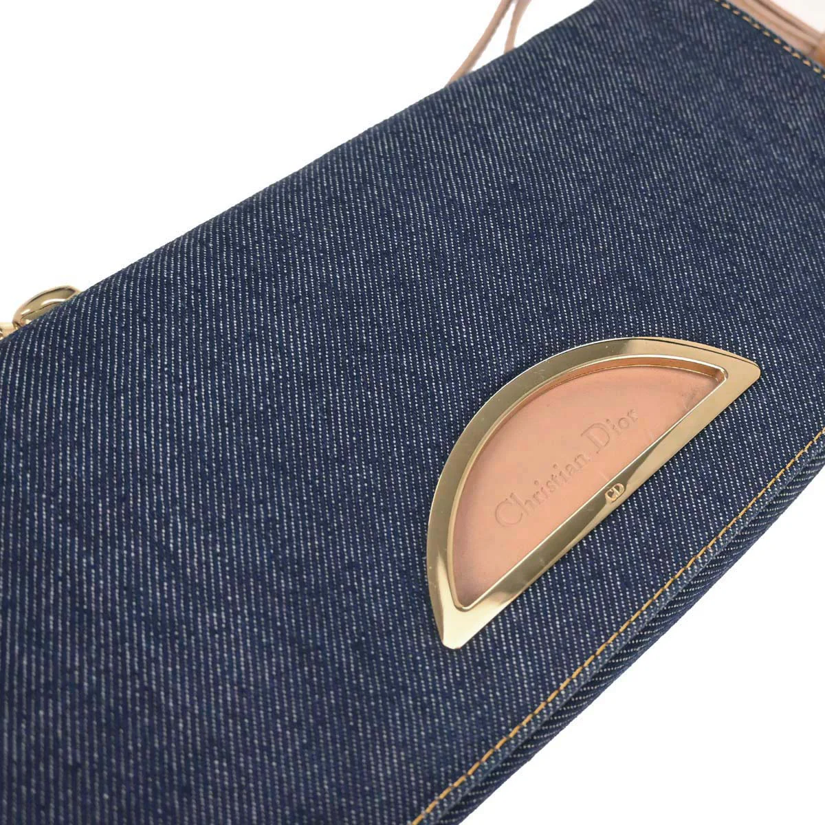 Christian Dior Indigo Denim Malice Shoulder Bag - Image 6