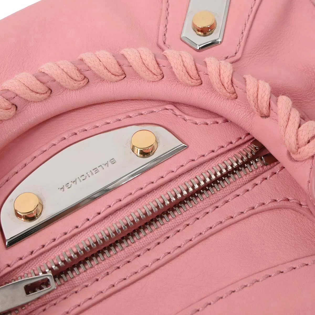 Balenciaga Pink Calfskin The City Mini 2way Shoulder Handbag - Image 13