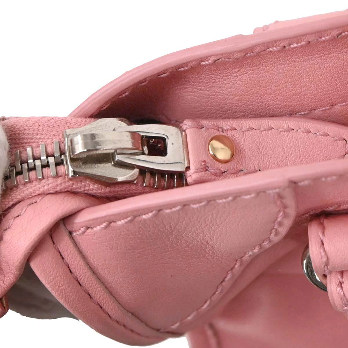 Balenciaga Pink Calfskin The City Mini 2way Shoulder Handbag - Image 14