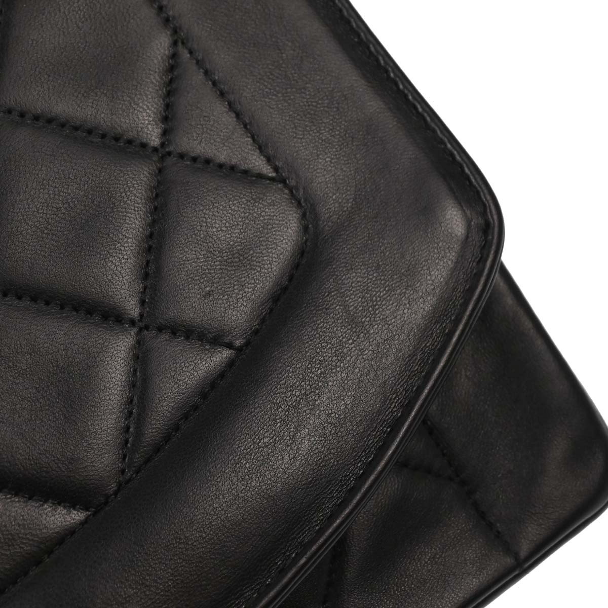 Chanel Black Lambskin Medium Diana Shoulder Bag - Image 11
