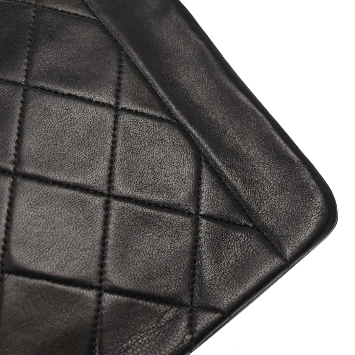 Chanel Black Lambskin Medium Diana Shoulder Bag - Image 6