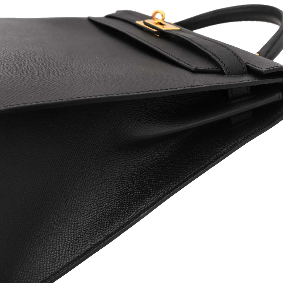 Hermes Black Epsom Kelly 32 Sellier 2way Shoulder Handbag - Image 10