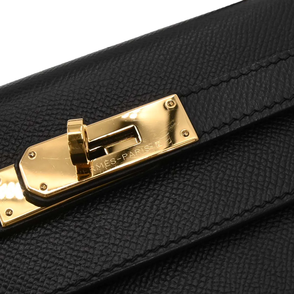 Hermes Black Epsom Kelly 32 Sellier 2way Shoulder Handbag - Image 4