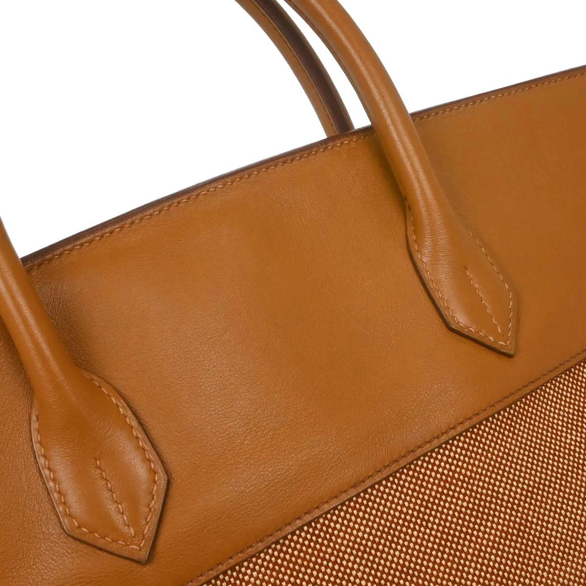 Hermes Brown Toile H Gulliver Birkin 40 Handbag - Image 3