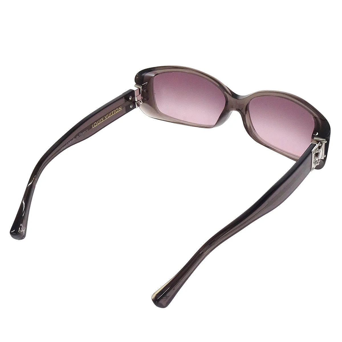 Louis Vuitton Sunglasses Eyewear Purple Brown Supson Small Good - Image 2