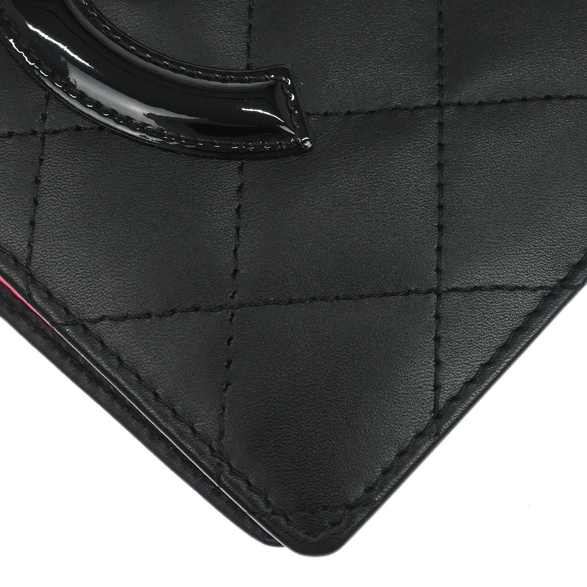Chanel 2006-2008 Black Calfskin Cambon Ligne Long Wallet - Image 4