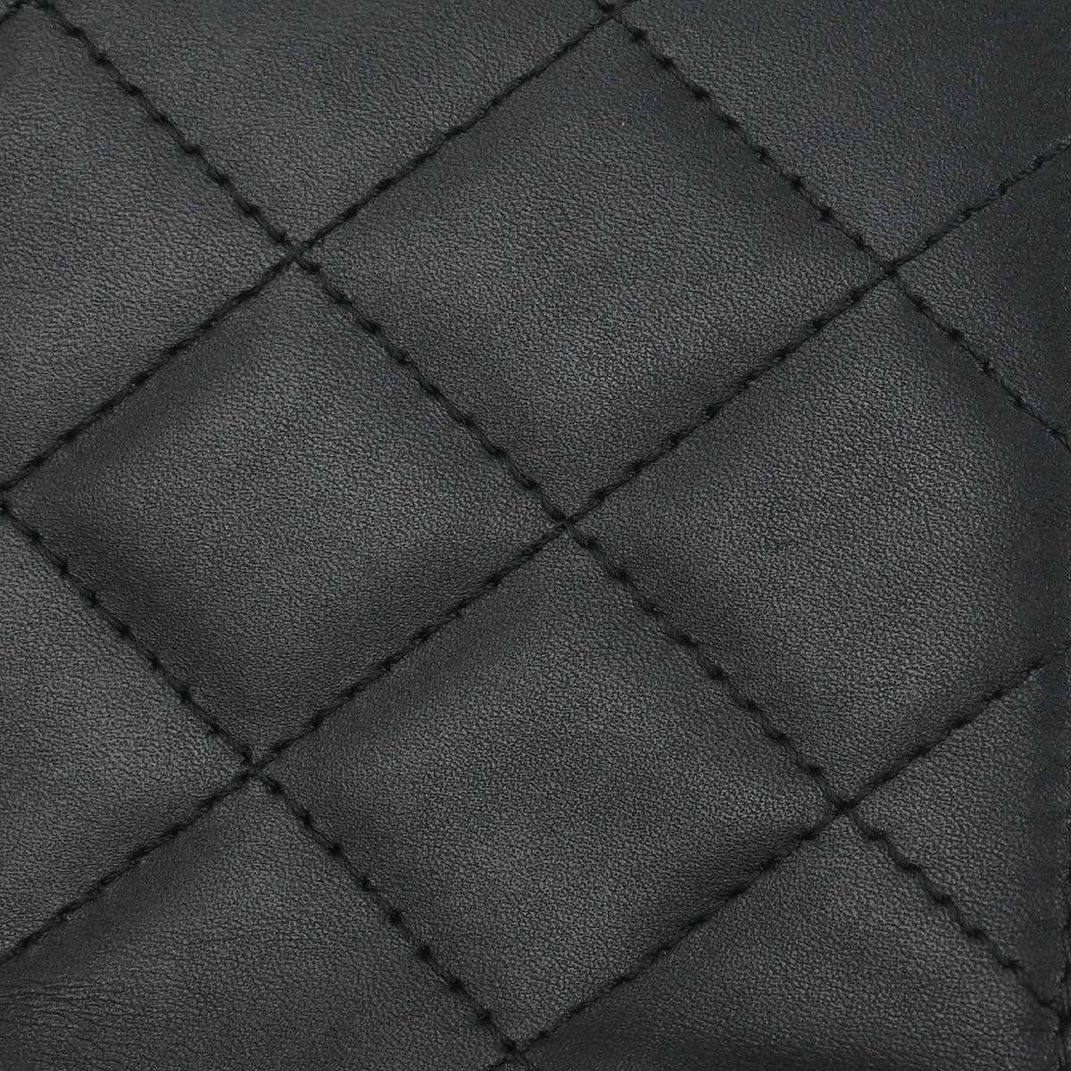 Chanel 2006-2008 Black Calfskin Cambon Ligne Long Wallet - Image 7