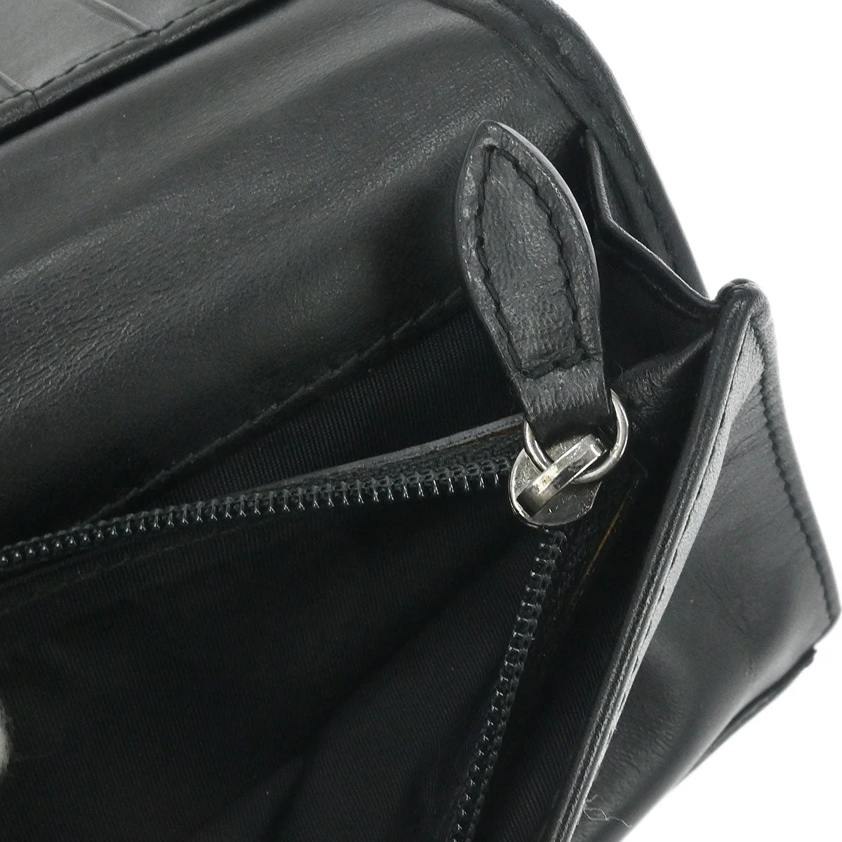 Christian Dior Black Canvas Trotter Wallet - Image 14