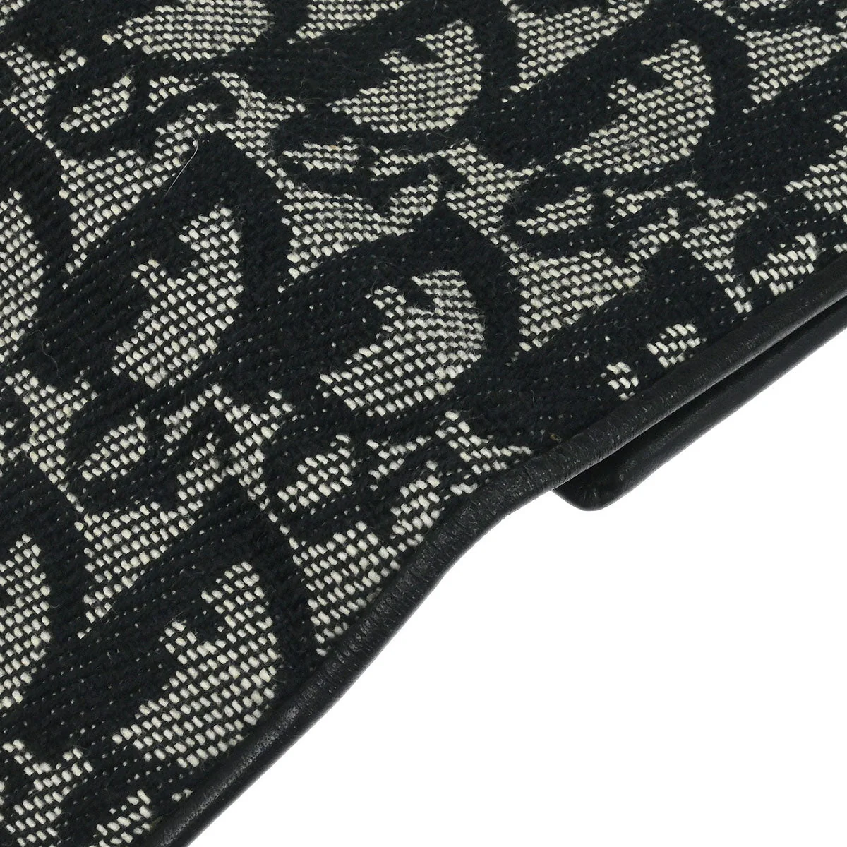 Christian Dior Black Canvas Trotter Wallet - Image 6