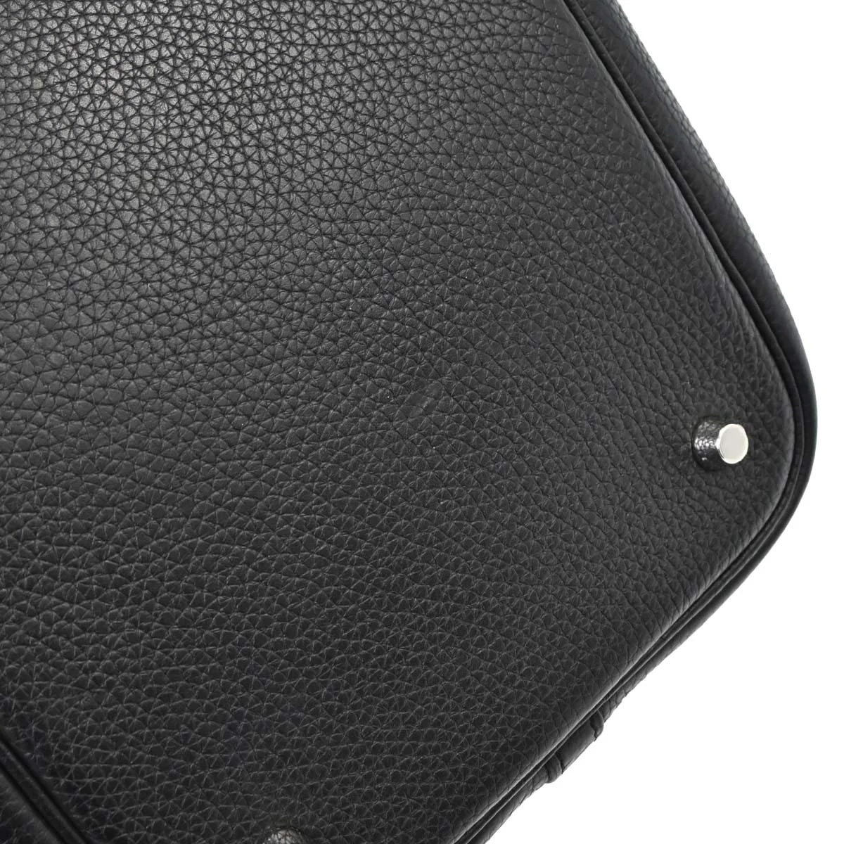 Hermes Black Taurillon Clemence Picotin Lock 22 MM Handbag - Image 3