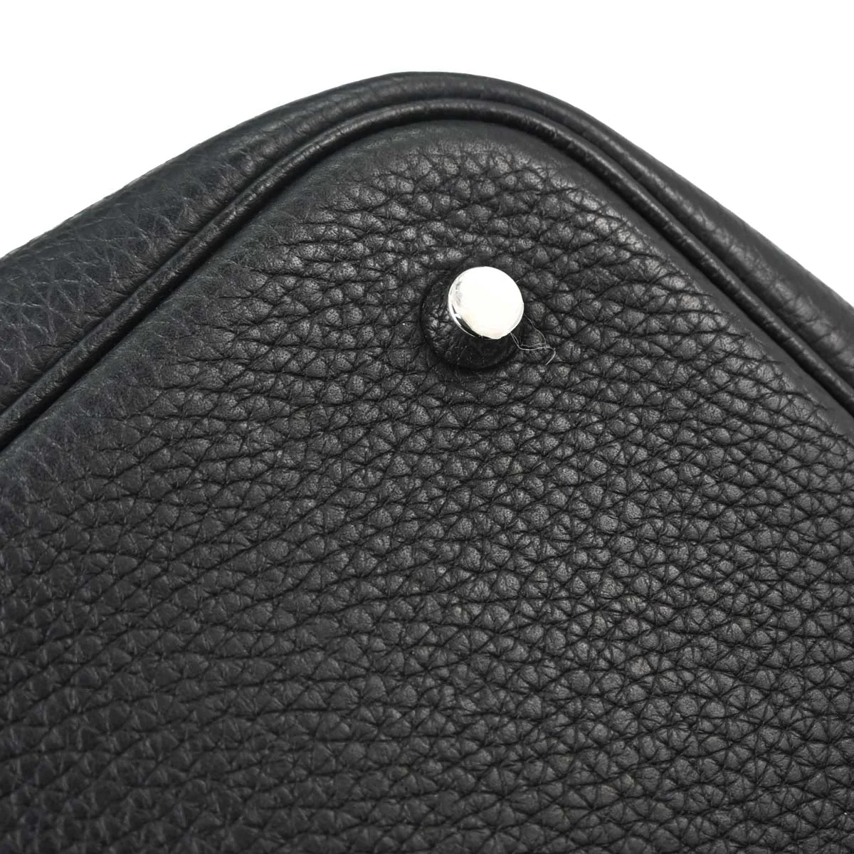 Hermes Black Taurillon Clemence Picotin Lock 22 MM Handbag - Image 4