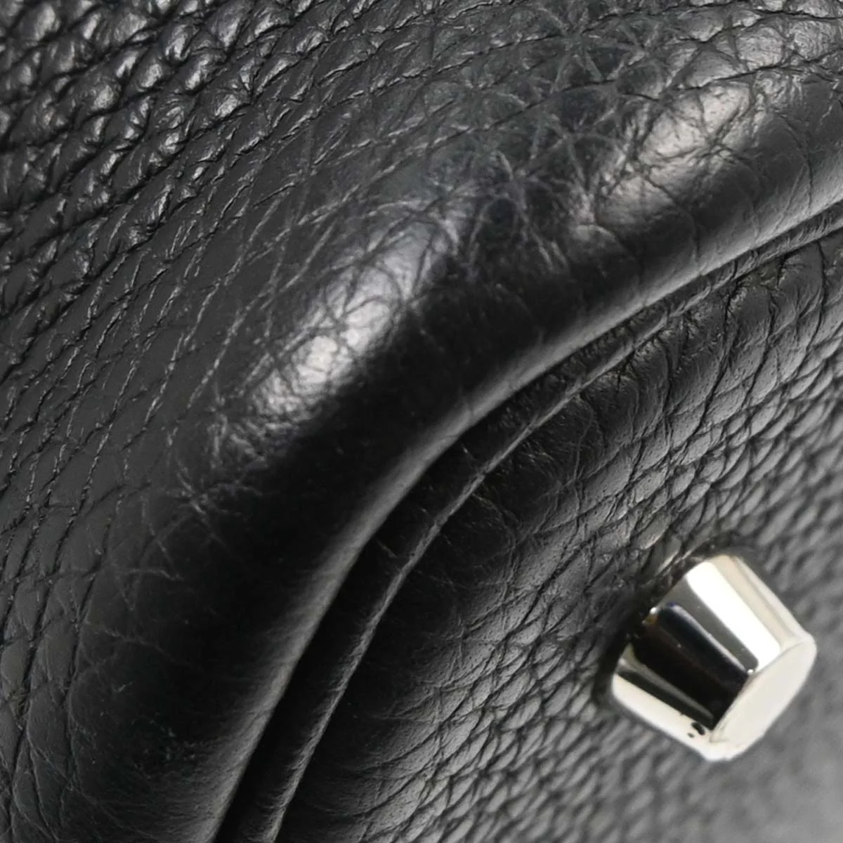 Hermes Black Taurillon Clemence Picotin Lock 22 MM Handbag - Image 6
