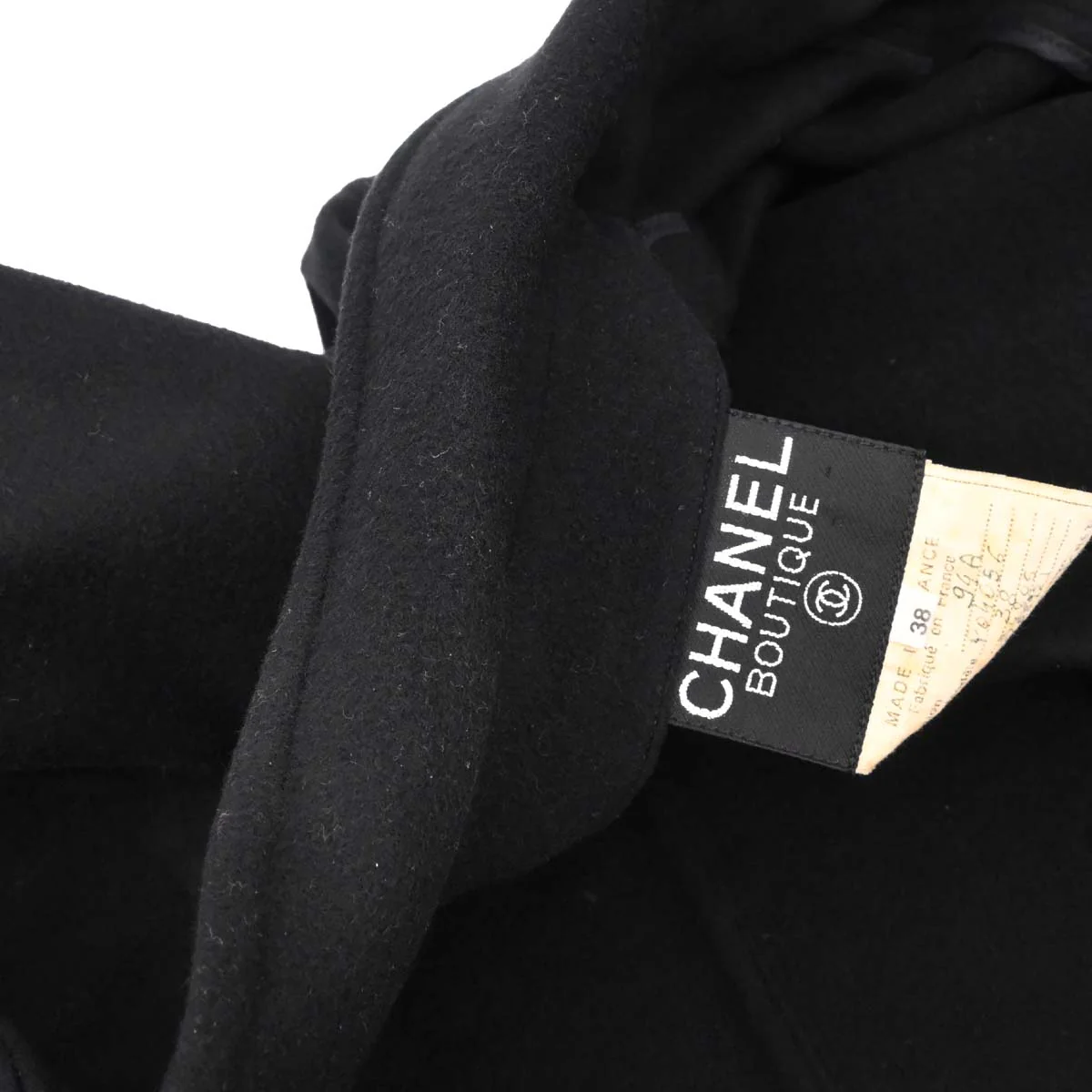 Chanel 1994 Coat Black #38 - Image 14