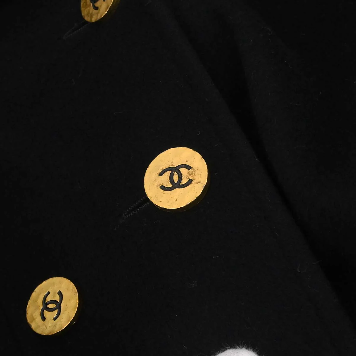 Chanel 1994 Coat Black #38 - Image 4