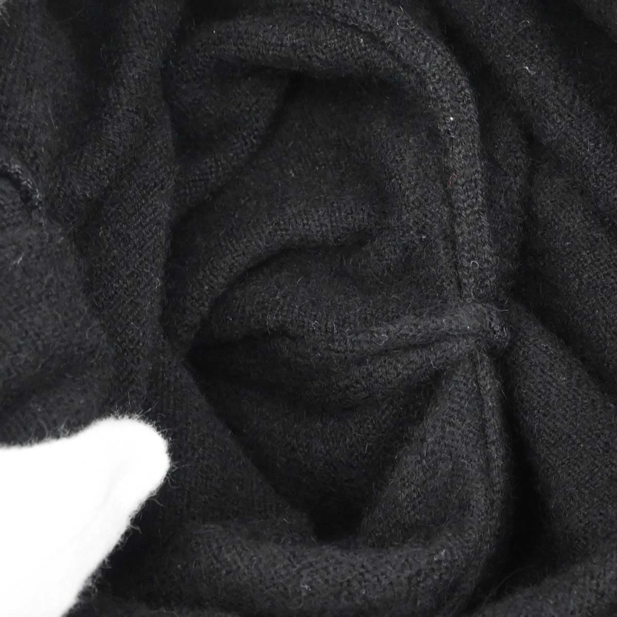 Chanel Sweater Knit Top Black #40 - Image 11