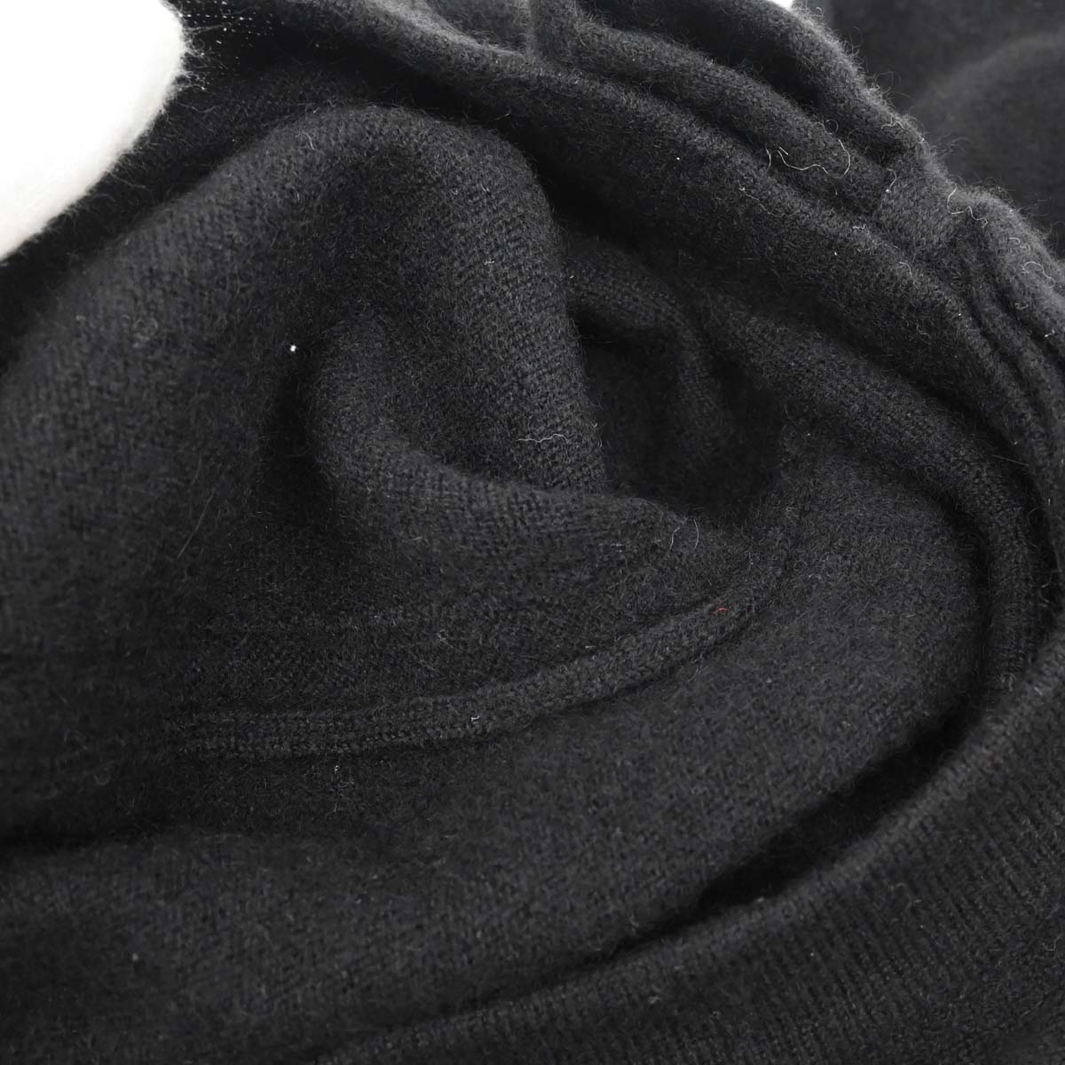 Chanel Sweater Knit Top Black #40 - Image 12