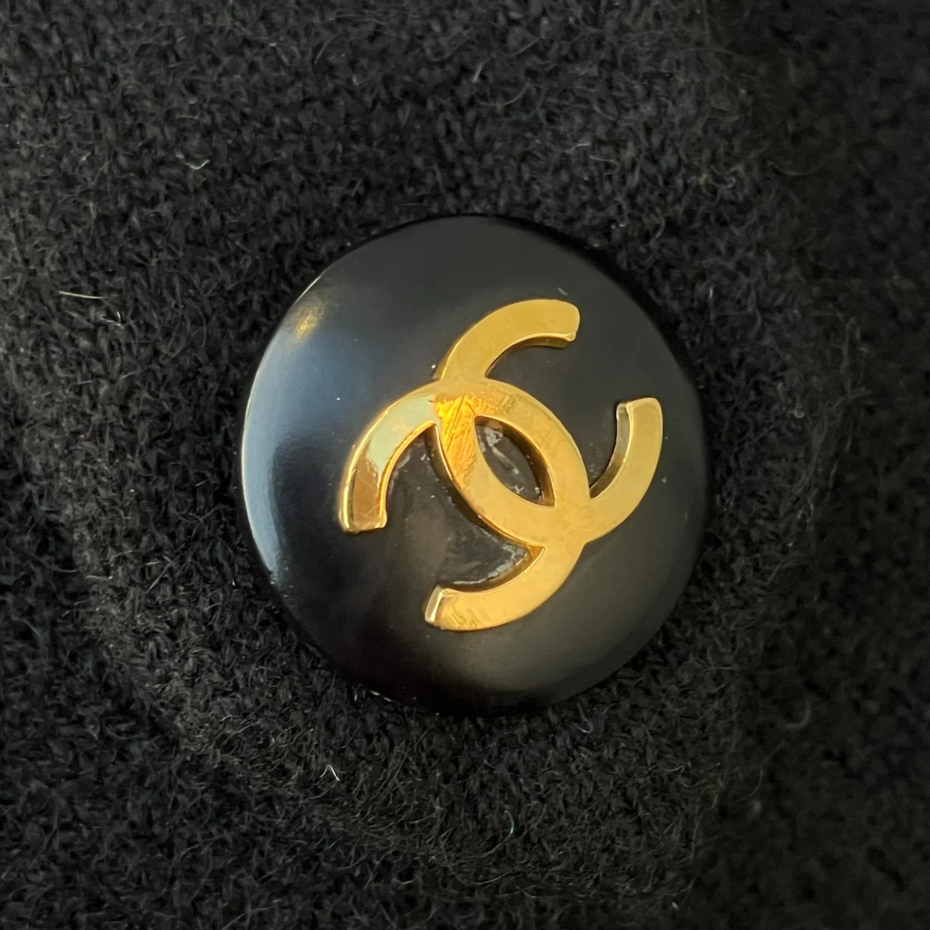 Chanel Sweater Knit Top Black #40 - Image 17