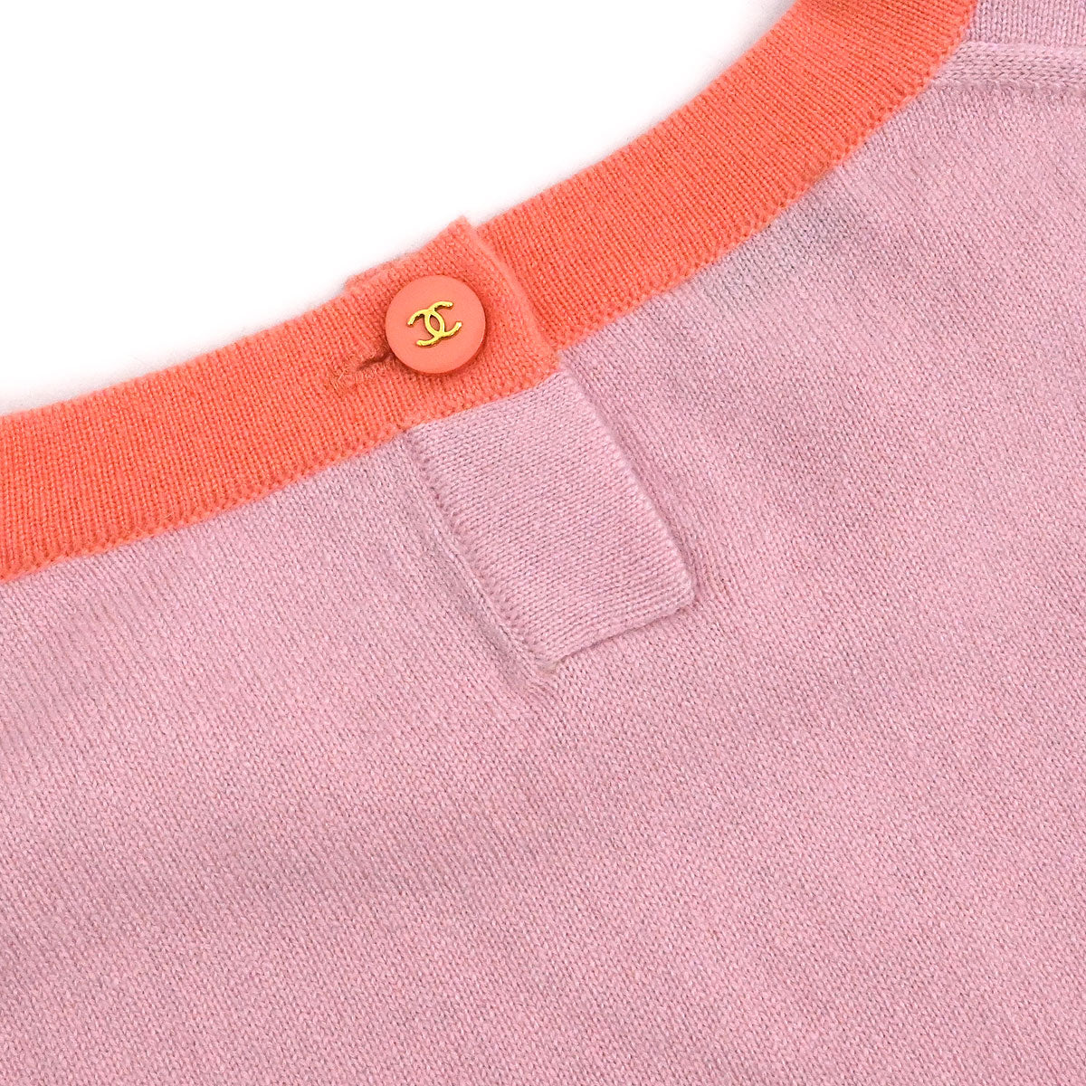 Chanel Set Cardigan Short Sleeve Top Pink - Image 8