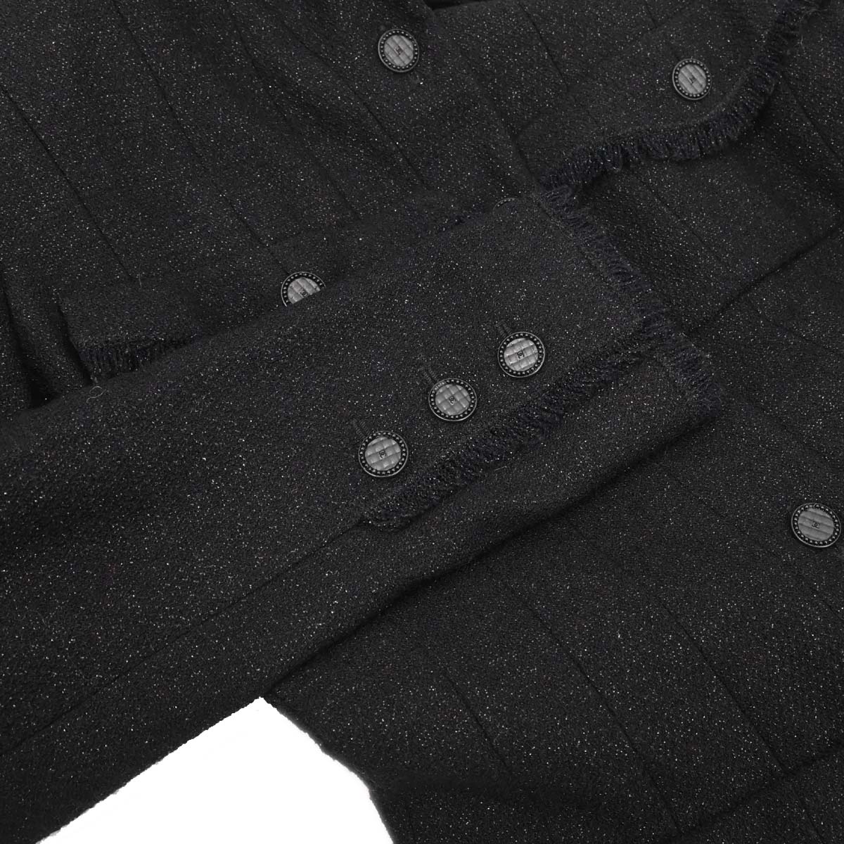 Chanel 2003 Single Breasted Jacket Black #34 - Image 11