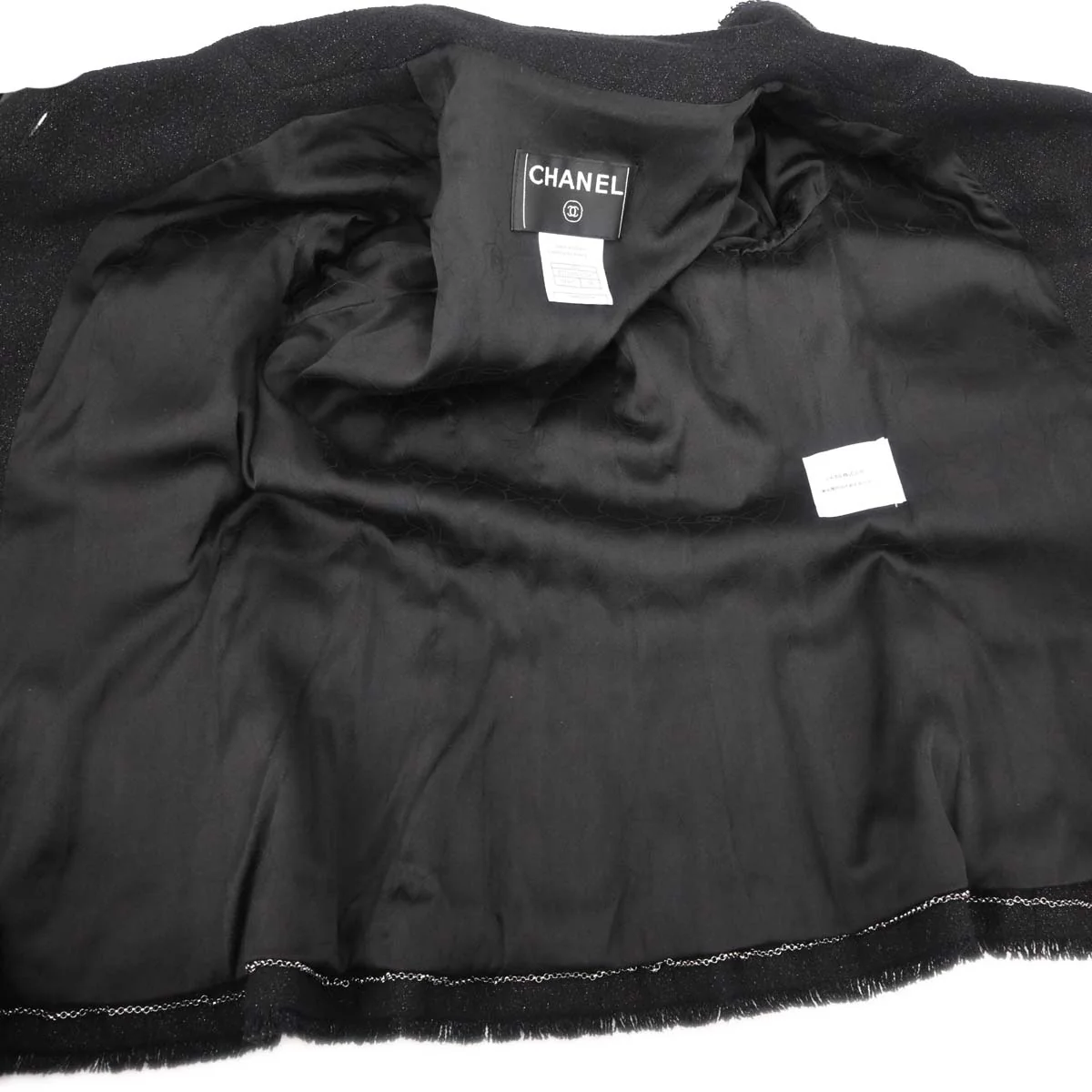 Chanel 2003 Single Breasted Jacket Black #34 - Image 13