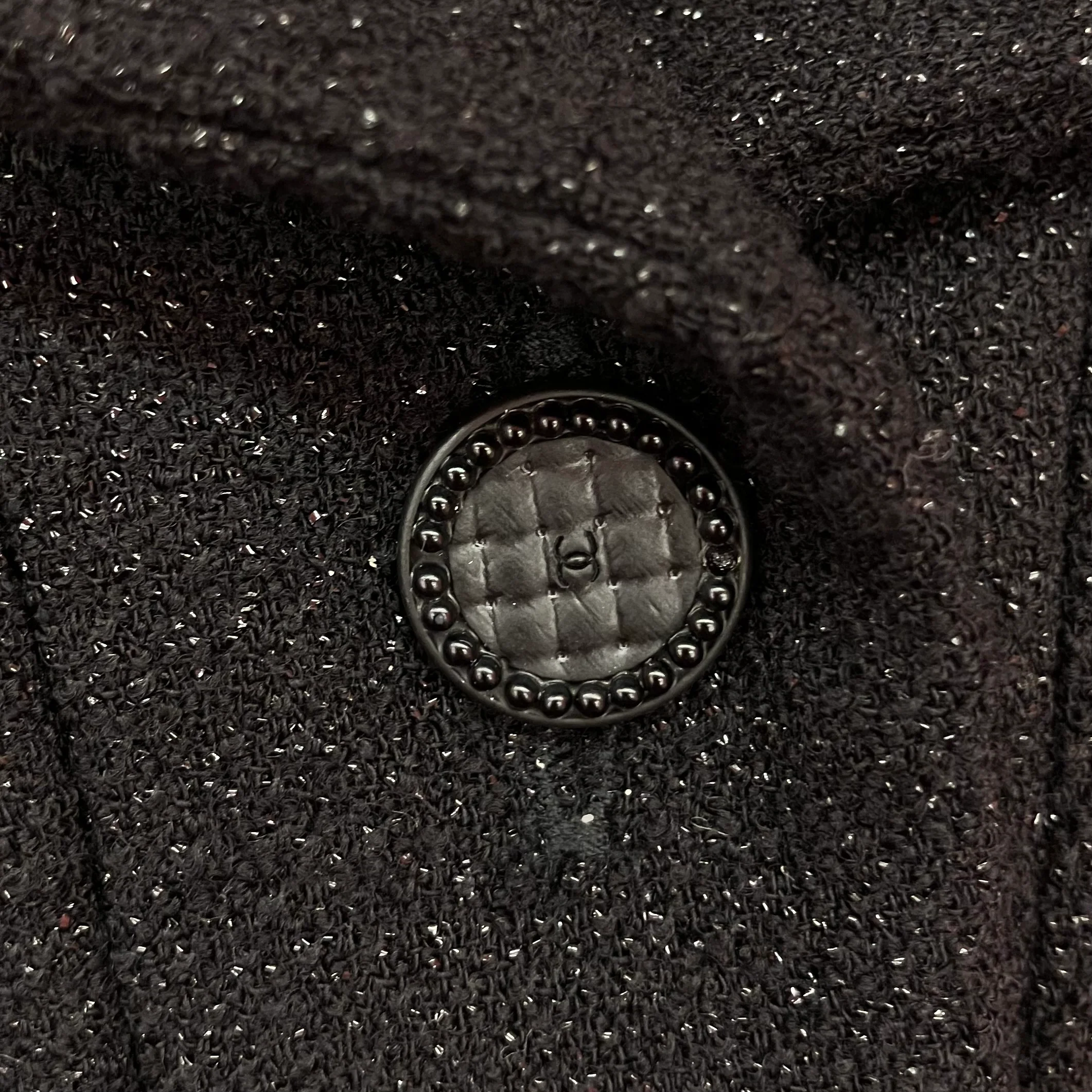 Chanel 2003 Single Breasted Jacket Black #34 - Image 21