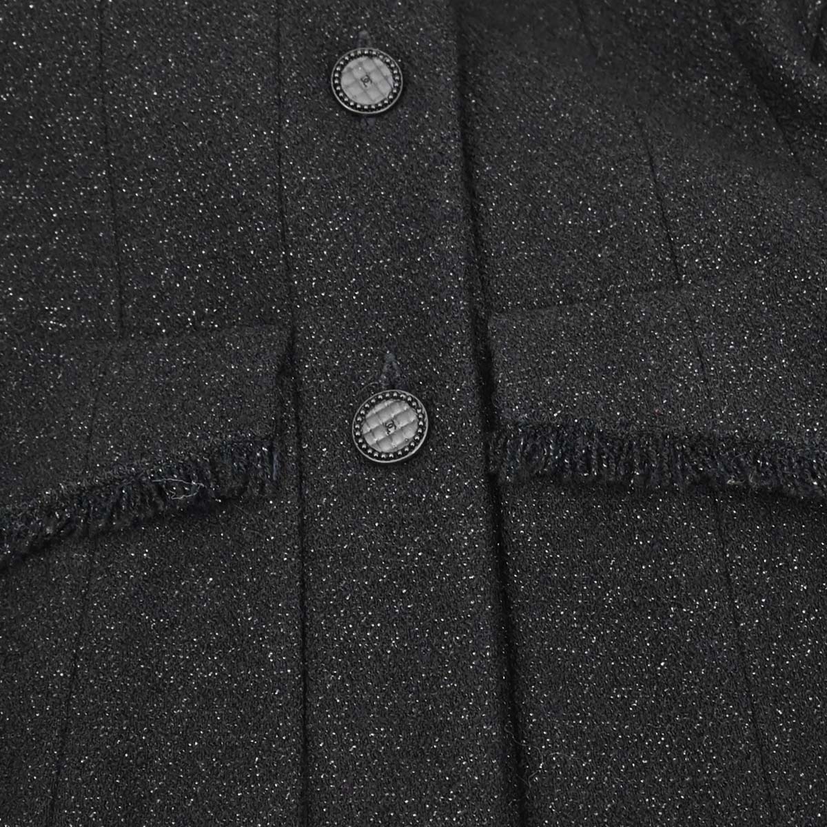 Chanel 2003 Single Breasted Jacket Black #34 - Image 4