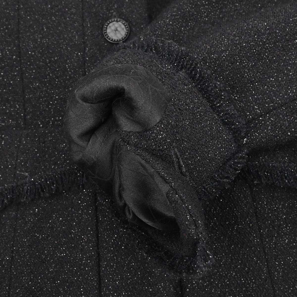 Chanel 2003 Single Breasted Jacket Black #34 - Image 7