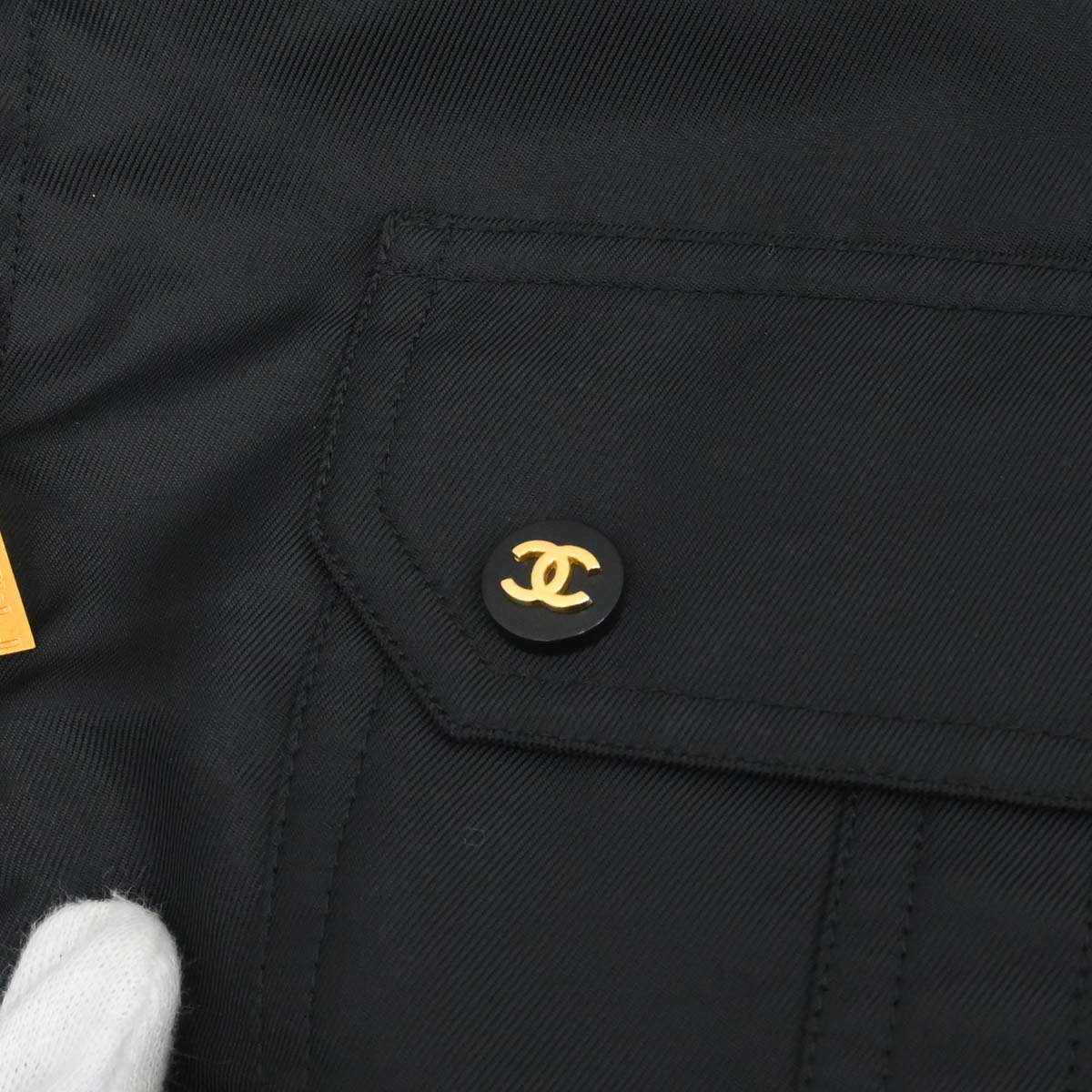 Chanel Zip Up Jacket Black - Image 9