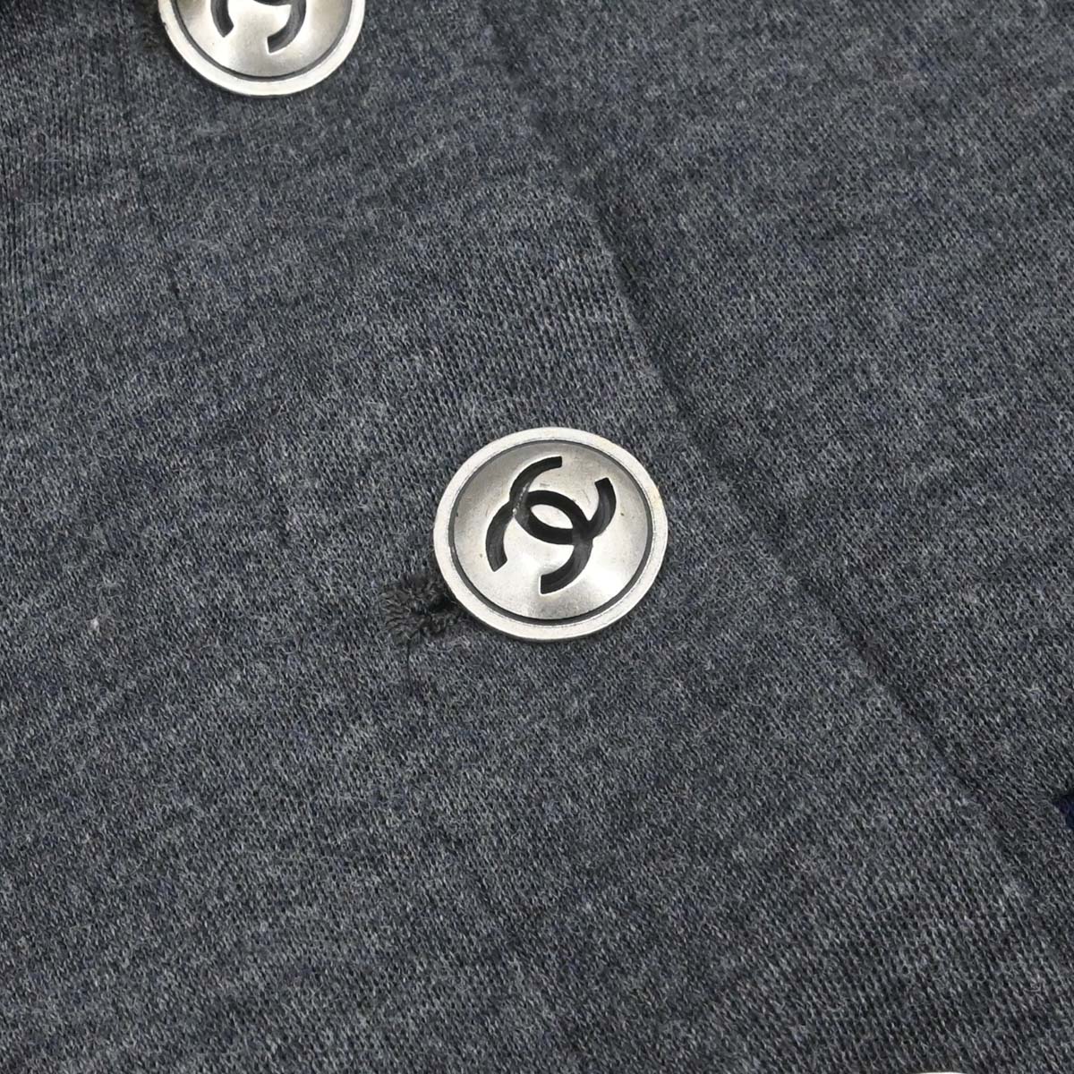 Chanel 2010 Single Breasted Jacket Gray #44 - Image 3