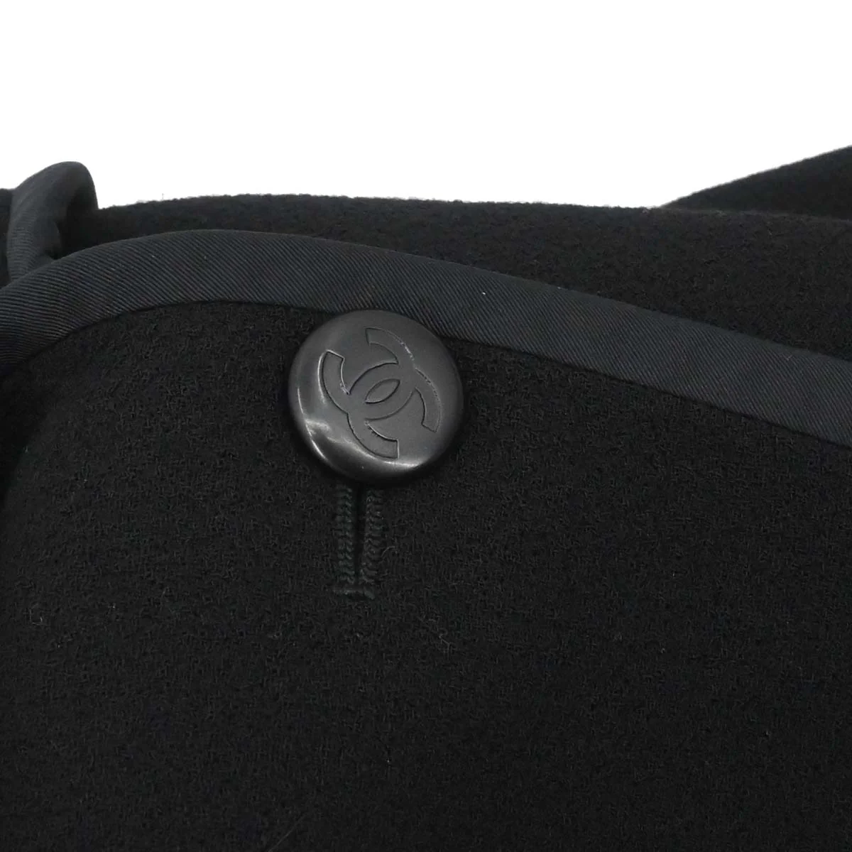 Chanel 1996 Single Breasted Jacket Black #38 - Image 13