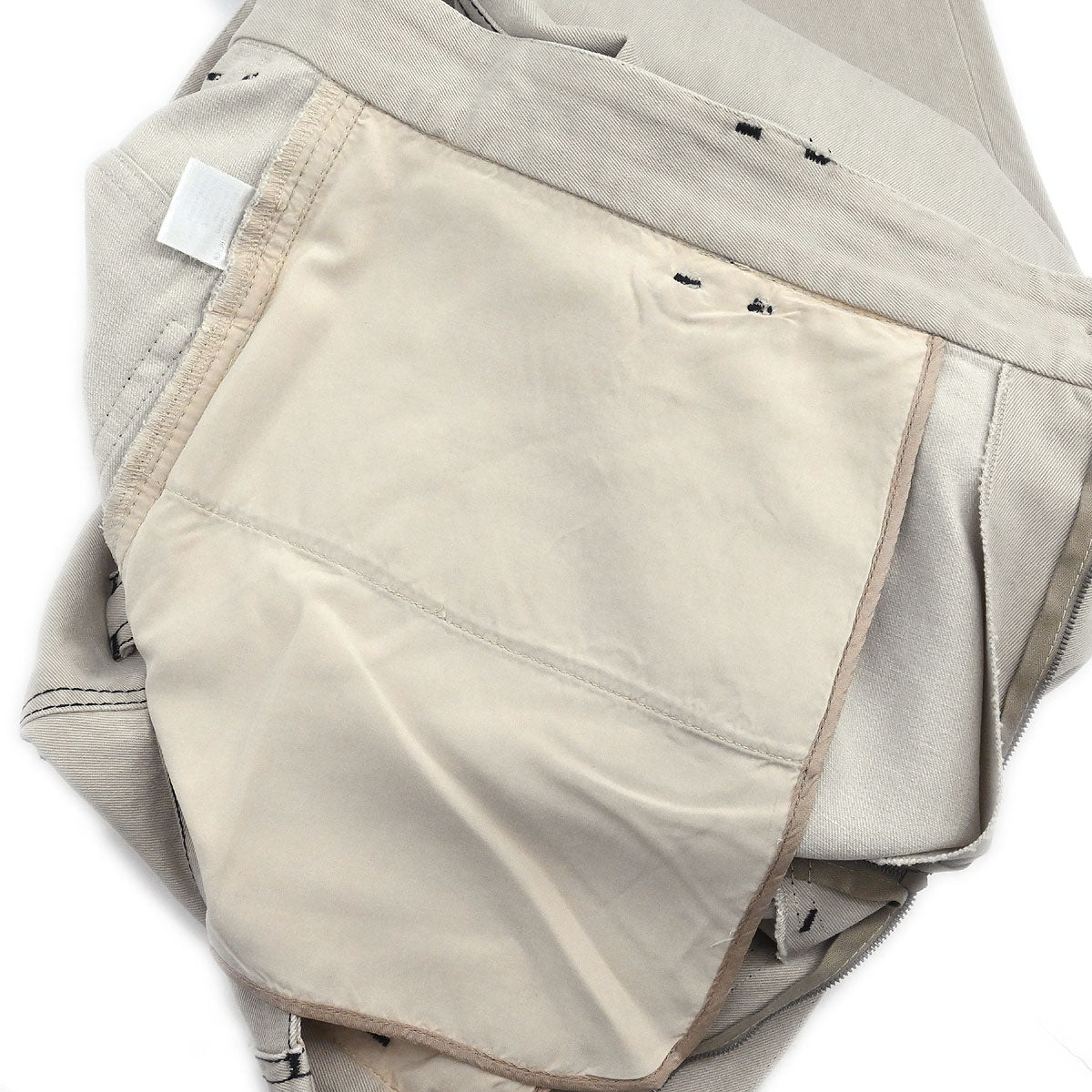 Chanel Long Denim Pants Beige #36 - Image 14