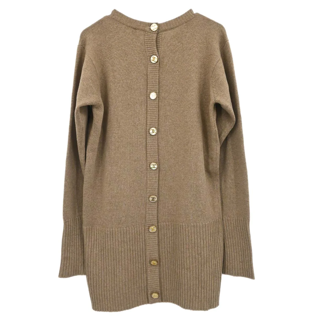 Chanel 1994 Sweater Top Brown #40 - Image 2