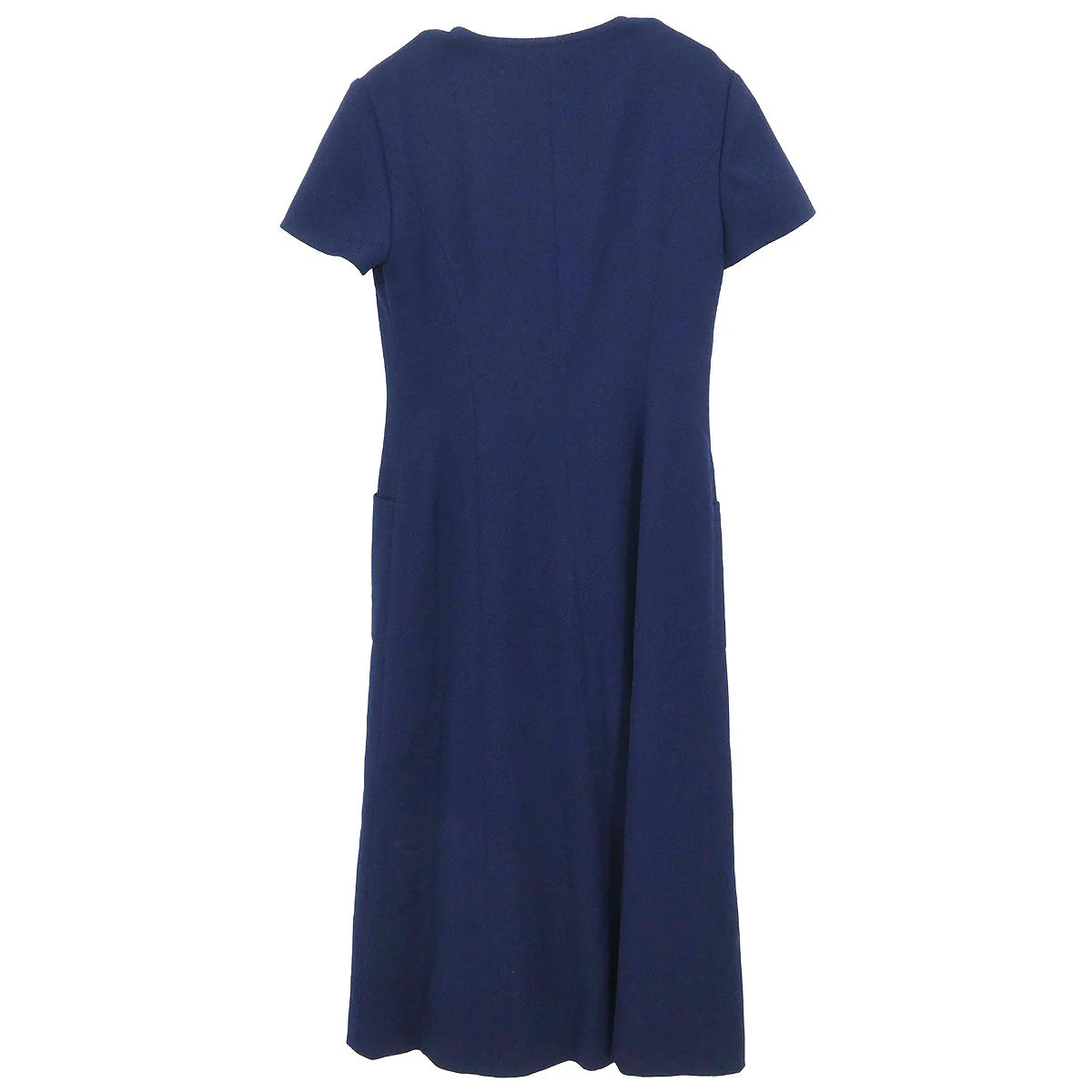 Chanel 1994 Short Sleeve Dress Navy #38 - Image 2