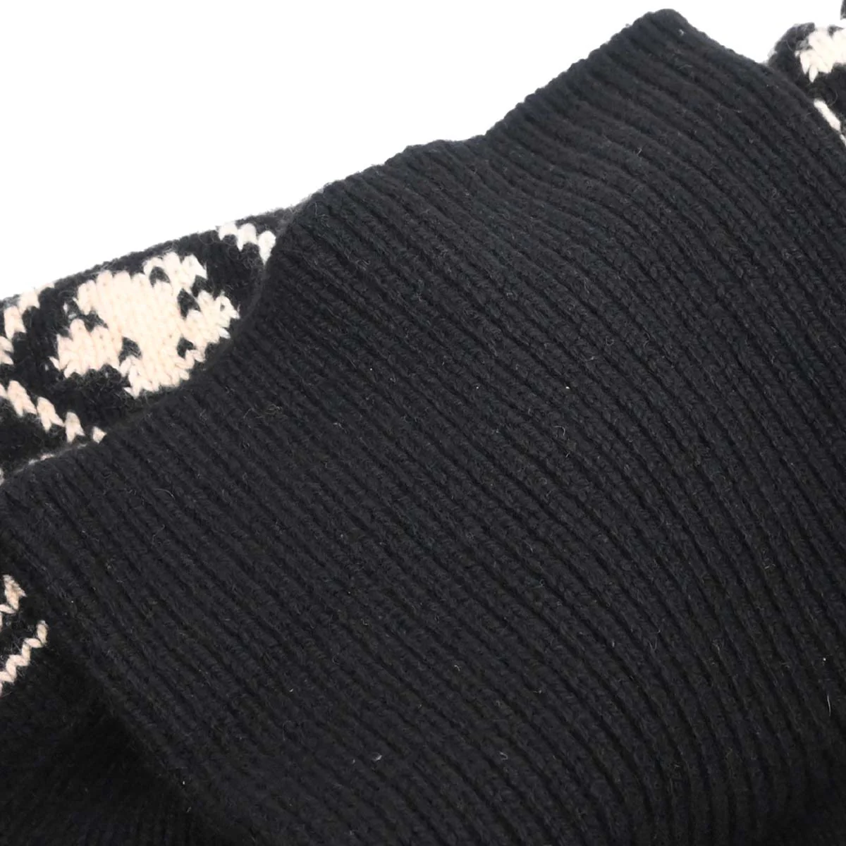 Chanel 1995 Sweater Knit Top Black #38 - Image 13