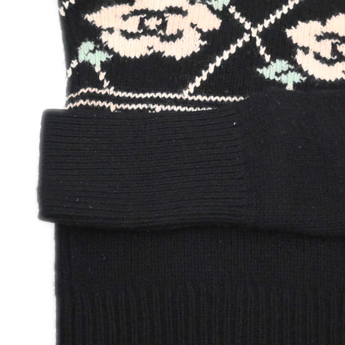 Chanel 1995 Sweater Knit Top Black #38 - Image 9